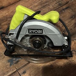 RYOBI CORDED CIRCULAR SAW 50 BUCKS OBO NEED GONE ASAP