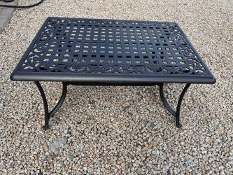 patio table 41  W x 19 L x 20 H inches