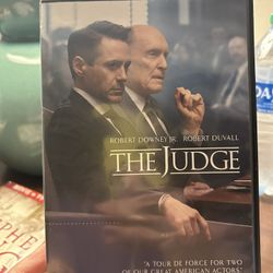 THE JUDGE dvd 