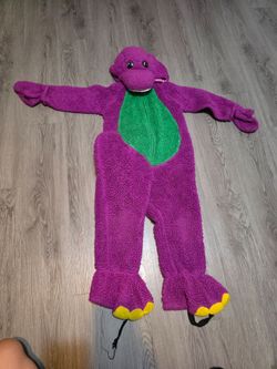 Barney vintage 90s onesie costume