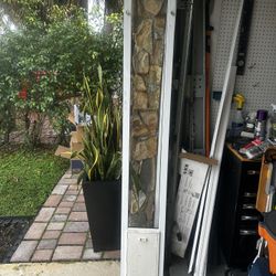 Patio Door Insert With Cat Door