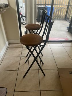 Two Counter and bar chair