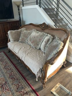 Spanish style traditional vintage sofa/couch