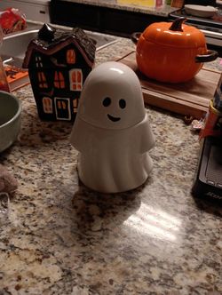 Ghost Candy Jar