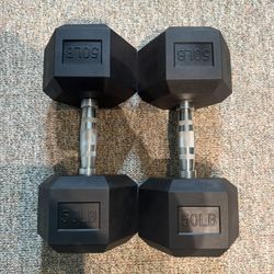 50 Pound Dumbbells