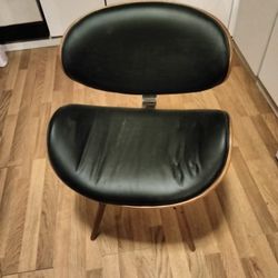 Jia Black Faux Back Panel