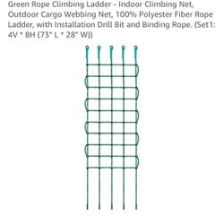 Rope climbing ladder