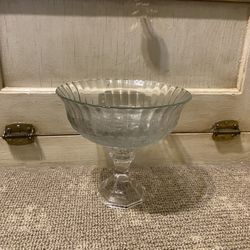 Vintage Crystal Dish