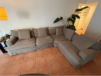 Large L-Shaped Sectional Sofa - 11ft x 8ft