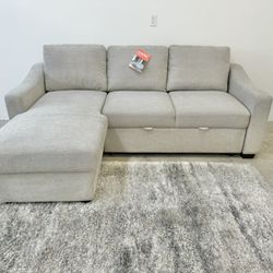 Coddle Aria Fabric Sleeper Sofa with Chaise