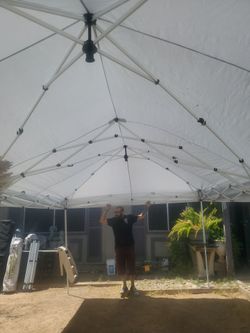 10x20 Z shade,like new needs cleaning I ASK $225.00.00 cash, canopy