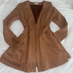 Brown Long Cardigan