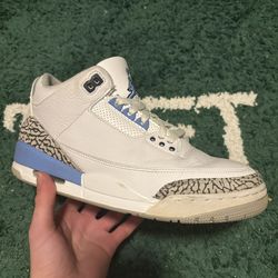 Jordan 3 Retro “UNC” (2020) Size 7.5 Men’s Used Original Box