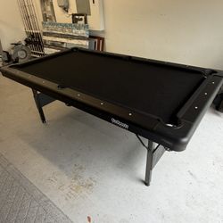 Collapsable Pool Table - Go Sports 7 Ft