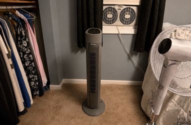 Pelonis 40” Bladeless Tower Fan with Remote