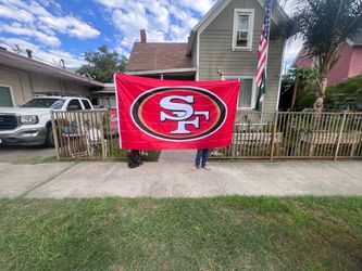 Big 49ers flag size 8’x5’