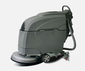 Walk Behind Floor Scrubber Machine w/100AH Batteries 14.5 gal Tank, not self-propelled, need to push it forward (Model: MX3NS-300NS)