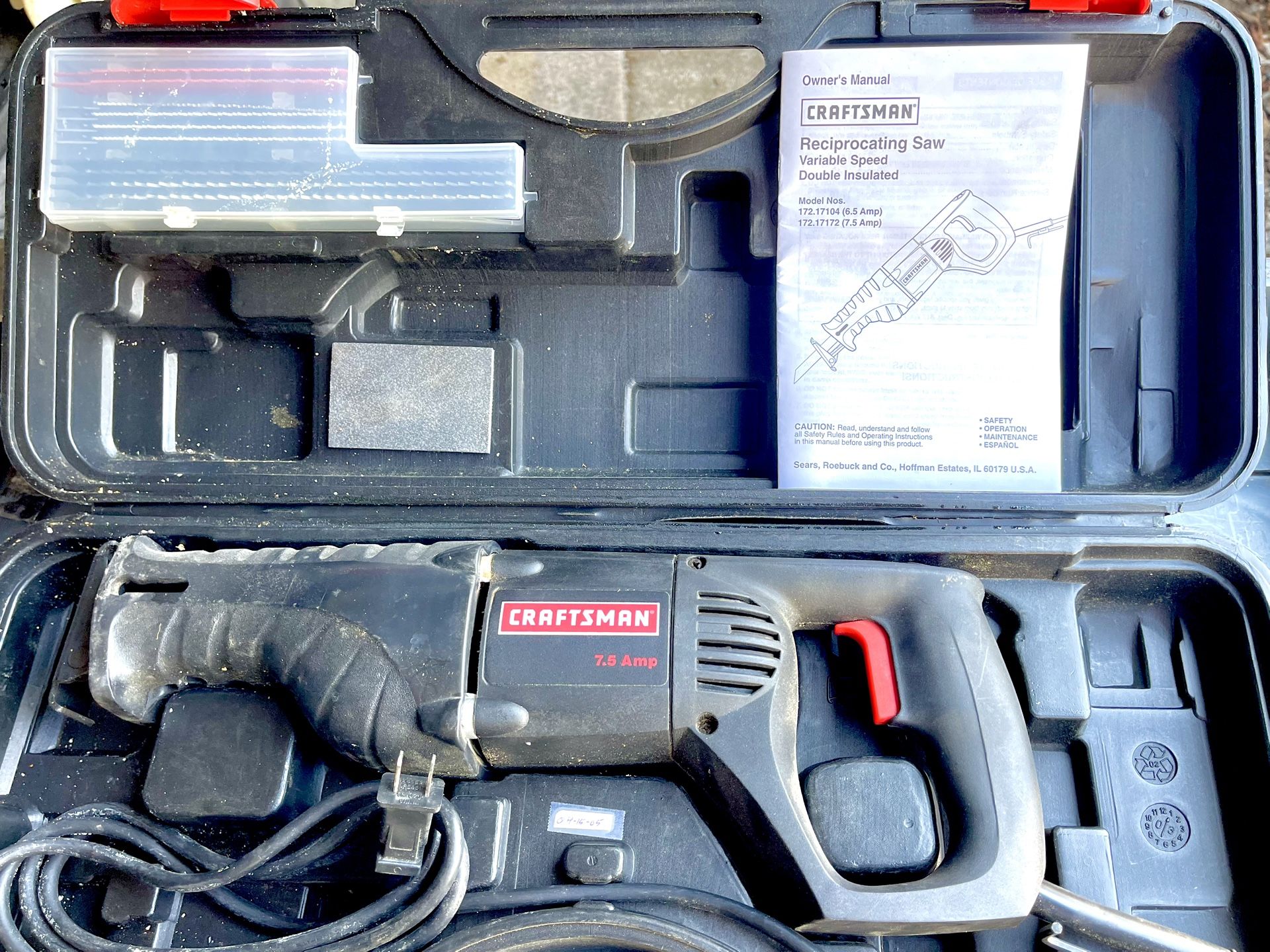 Craftsman Corded Sawall reciprocating saw 7.5 Amp