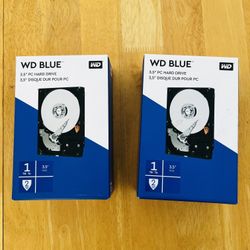 Western Digital 1TB WD Blue PC Internal Hard Drive HDD - 7200 RPM, SATA 6 Gb/s, 64 MB Cache, 3.5" -