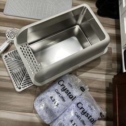 Stainless Steel Cat Litter Box