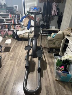 Elliptical Trainer with Digital Display