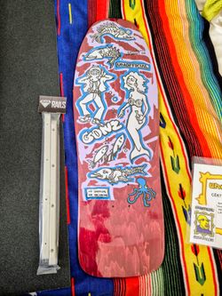 Mark Gonz Gonzales 10" with signed card + grip + glow in the dark rails 💥 $95 LAST DAY AVAILABLE TODAY ON SALE