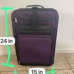 Maleta / Valija 24 in x 15 in (azul) 