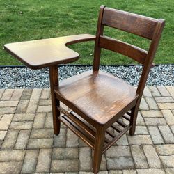 Antique School Desk / Chair