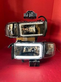 Dodge ram 1994. 2001 headlights.