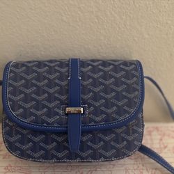 Goyard Blue Belvedere
