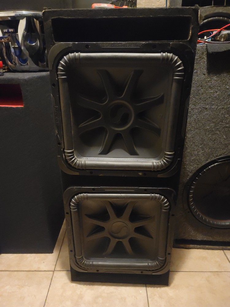2 15" Kicker L7 1,000 Rms Each