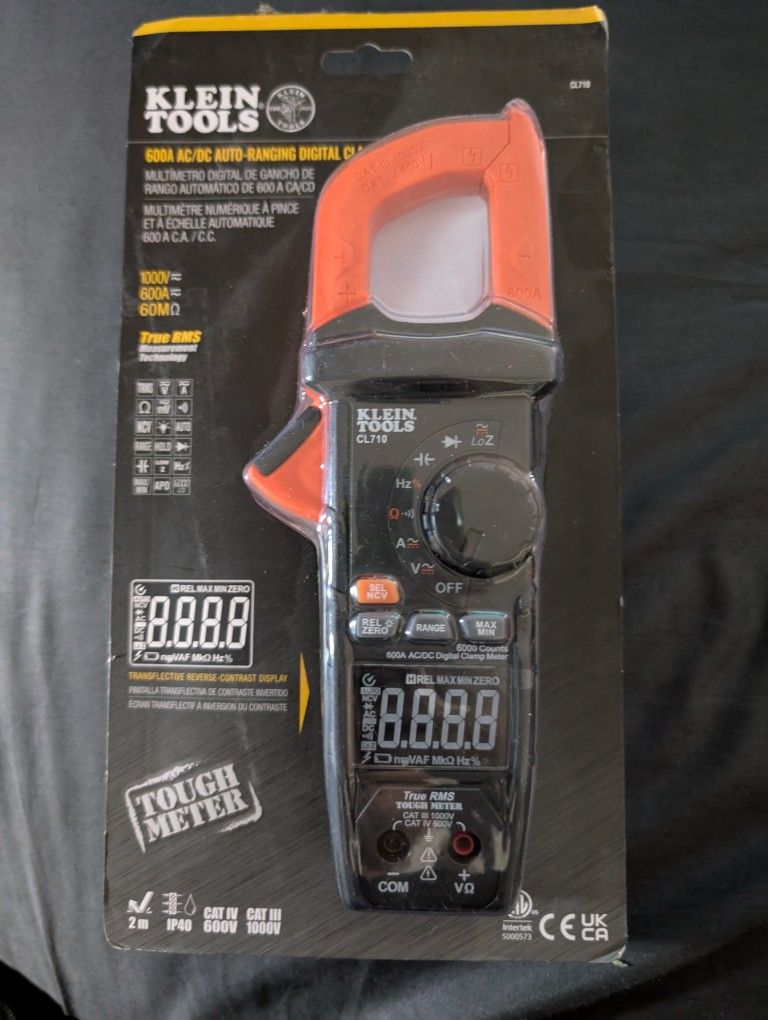 Klein Tools 600A 1000v AC/DC Auto Ranging Digital Clamp Meter