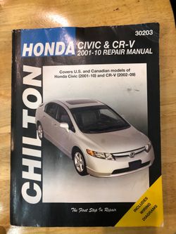 Honda repair manual 2001-10