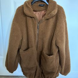 Zaful Teddy Coat Size Medium