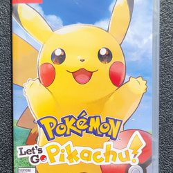 Nintendo Switch Game - Pokemon Let's Go Pikachu! (New, Factory Sealed)