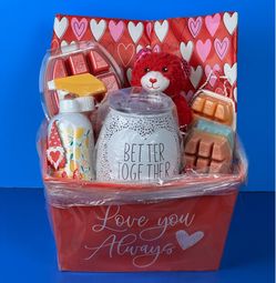 “Love You Always” Wax Warmer & Wax Bars Aromatherapy Gift Basket