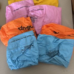 Arm Floaties For Swimming (4 Pair, 4 Different Colors)