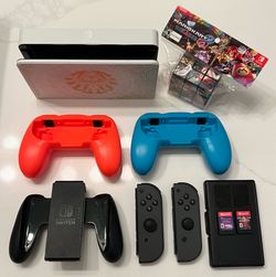 Nintendo Switch Bundle (Games, Accessories, OLED Dock, Collectible)