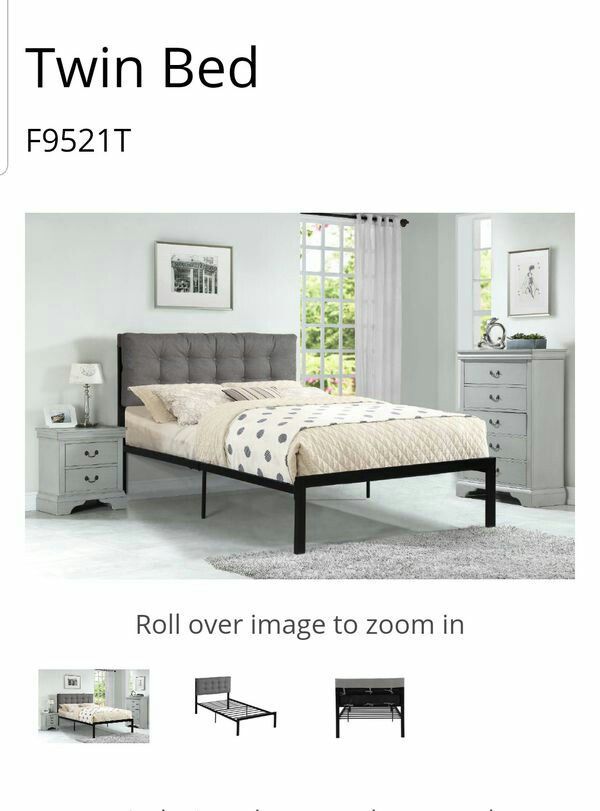BRAND NEW TWIN BED AVAILABLE IN FULL ADD CHEST NIGHTSTAND AND ADD MATTRESS AVAILABLE