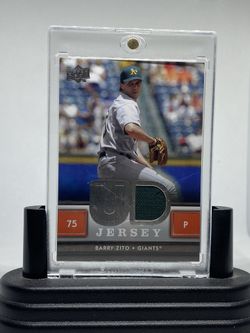 Barry Zito 2008 Upper Deck “UD Jersey, Game-Used Piece of Jersey” Card (UDJ-BZ)