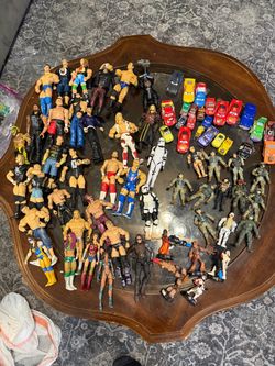 Lots of WWE lots of Cars and toy solders
