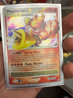 Magmortar LV.X Pokémon Card 123/123 Holo