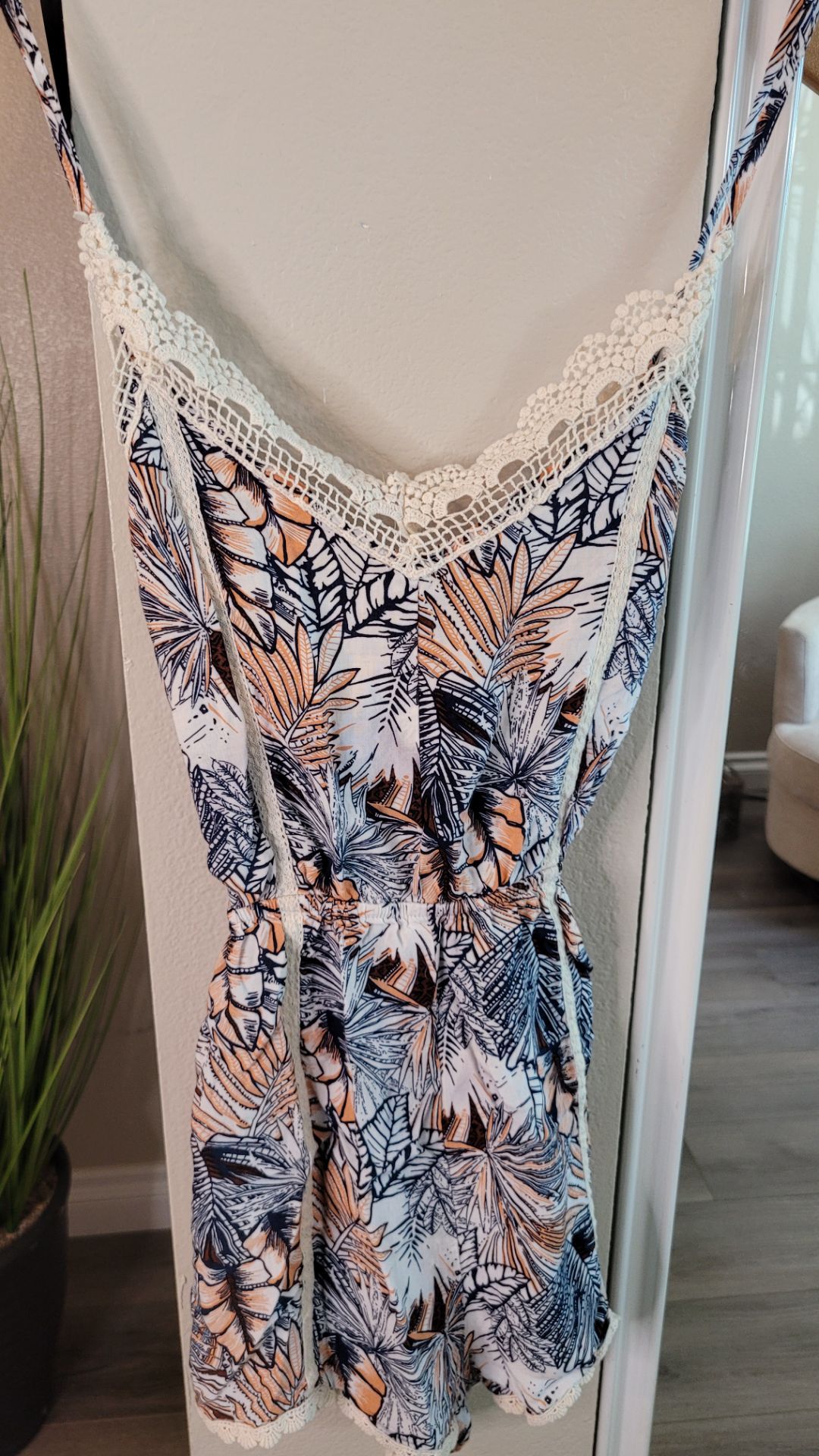 Womens Short Romper Size L