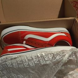 Red Classic Vans 