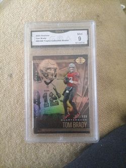 Tom Brady Graded GMA Card Mint 9 Numbered/499
