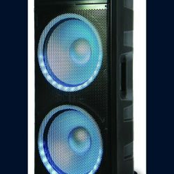 SPEAKER BLUETOOTH 1600 HUNDRED WATTS  LIGHTS DISPLAY SHOW  TWO 15 Inch SPEAKERS 