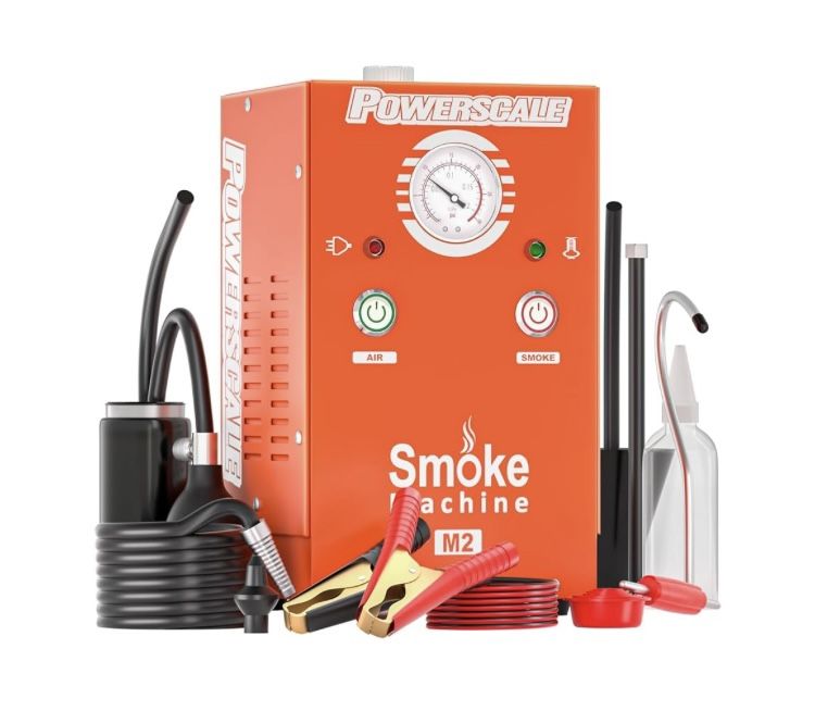Automotive Smoke Machine, Built-in Air Pump Automotive Fuel Leak Detection EVAP System, Fuel Leakage, Leakage Diagnostic Tester for All DC12V Vehicles
