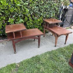 2 Antique Side Tables