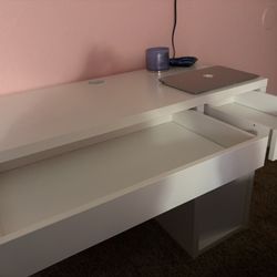 White desk