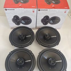 MEMPHIS 2 PAIRS 6.5" 2 WAY 100 WATTS CAR SPEAKER ( BRAND NEW PRICE IS LOWEST INSTALL NOT AVAILABLE )
